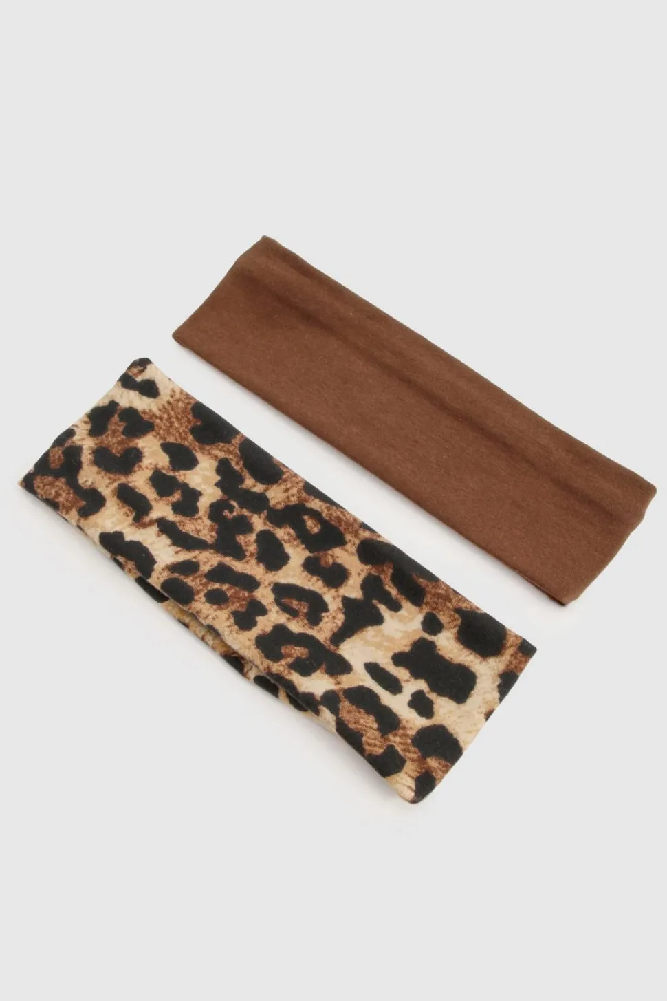 2 Pack Leopard Jersey Headbands | Nasty Gal