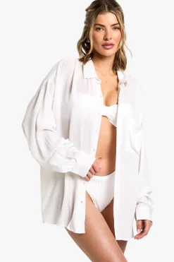 Beachwear Essentials Oversized Shirt | Nasty Gal