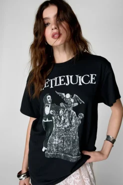 Beetlejuice Oversized T-Shirt | Nasty Gal