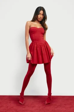 Bengaline Corset Skater Dress | Nasty Gal