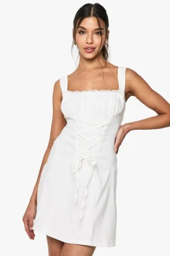 Bengaline Milkmaid Mini Dress | Nasty Gal