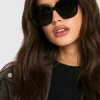 Black Frame Oversized Sunglasses | Nasty Gal