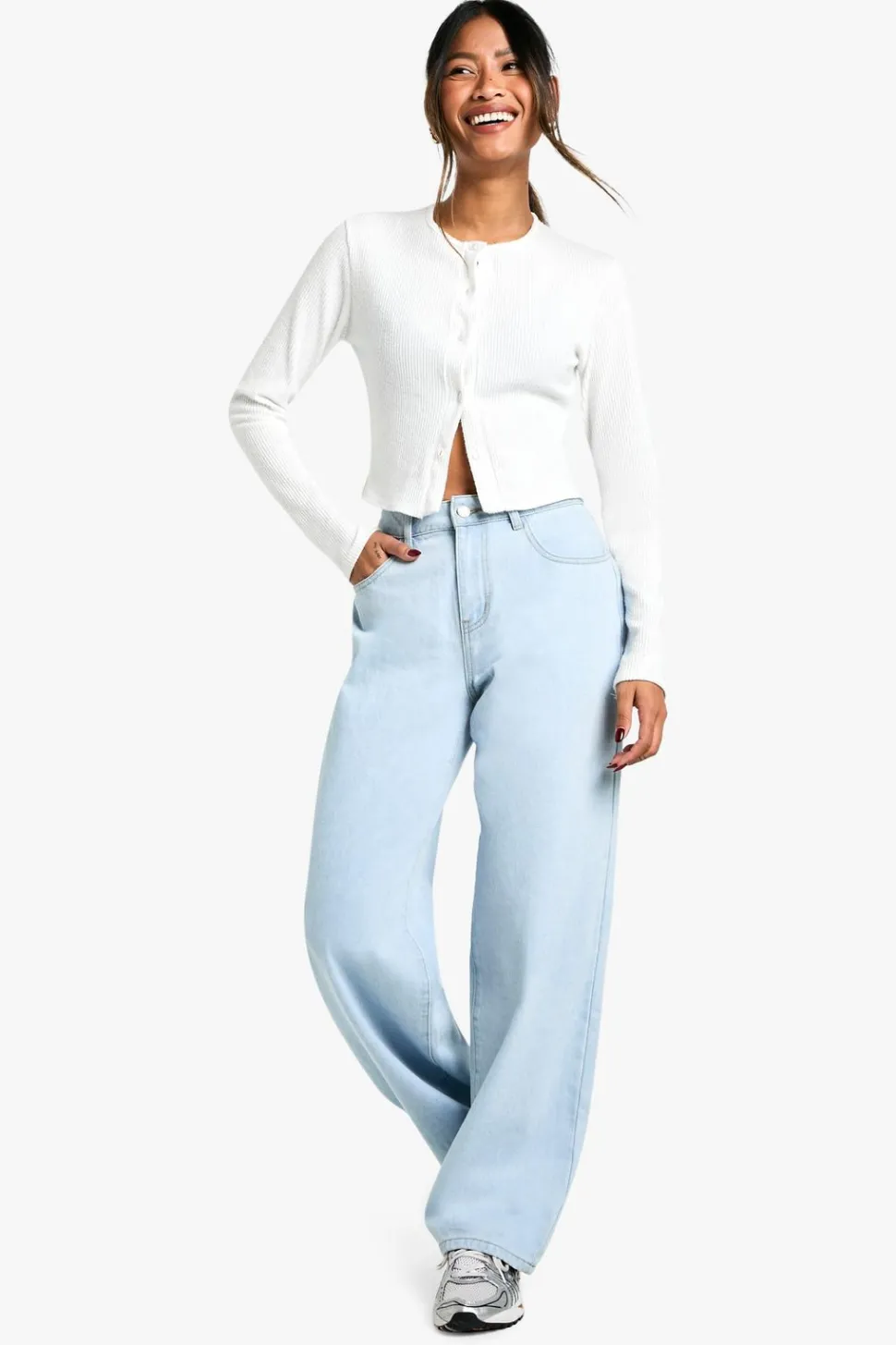 Boohoo Basics Baggy Boyfriend Jeans | Nasty Gal