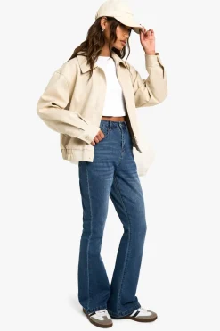 Boohoo Basics Flared Jeans | Nasty Gal