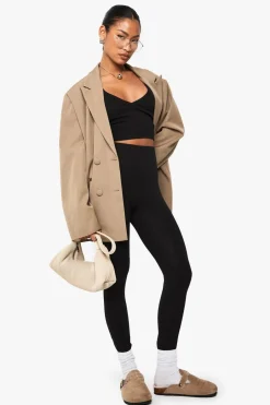 Boohoo Basics High Waist Legging | Nasty Gal