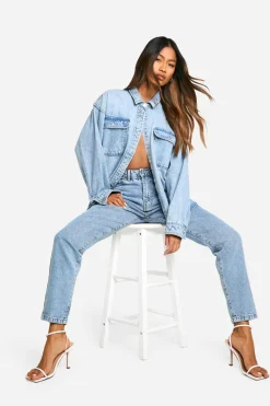 Boohoo Basics High Waisted Slim Fit Jeans | Nasty Gal