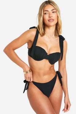 Bridal Organza Tie Side Bikini Brief | Nasty Gal