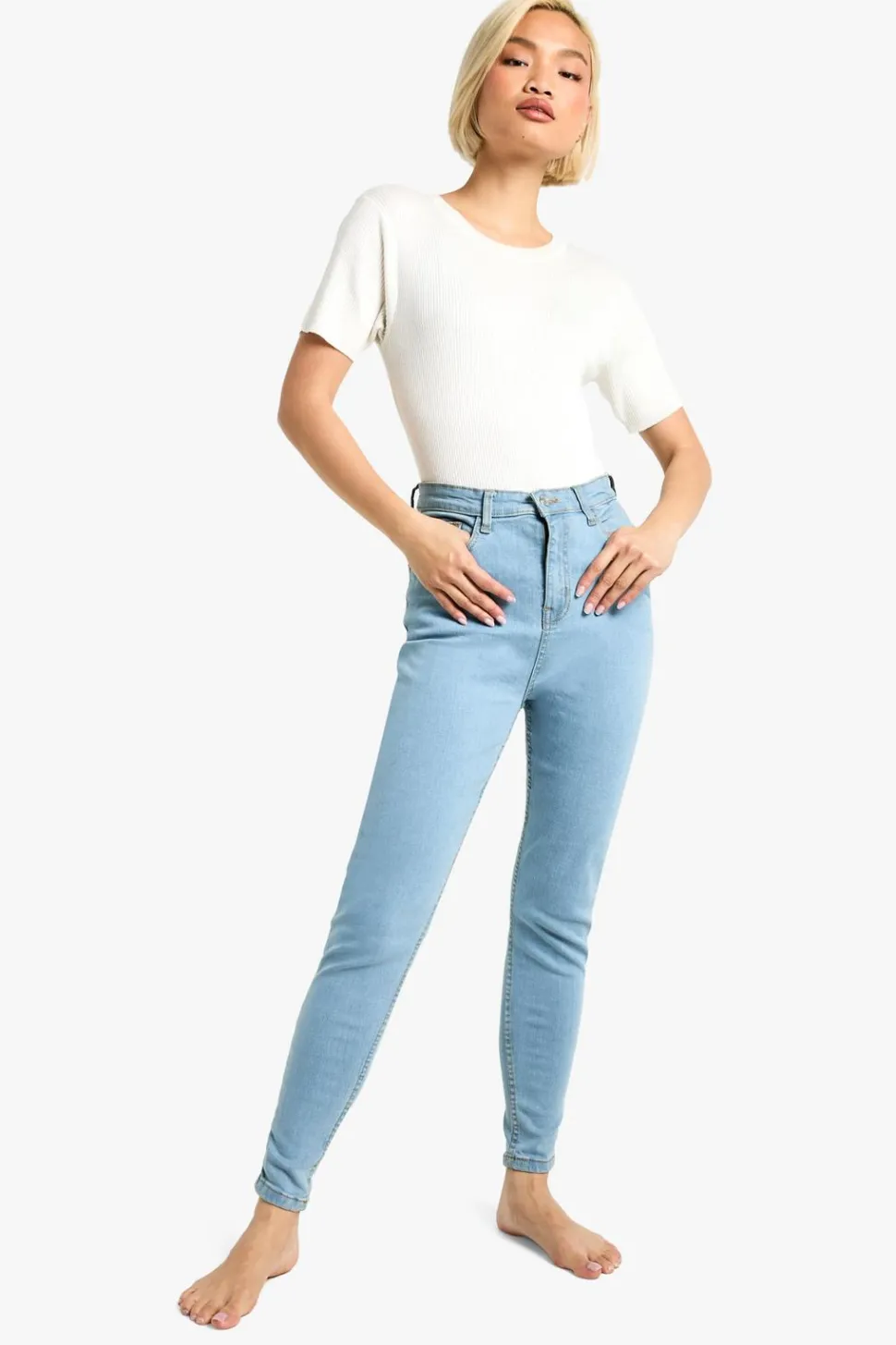Butt Shaper High Rise Skinny Jeans | Nasty Gal