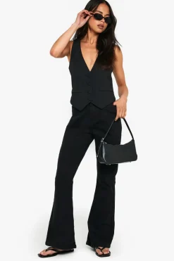 Butt Shaper High Rise Skinny Flared Jeans | Nasty Gal