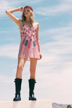 Butterfly Embellished Mini Dress | Nasty Gal