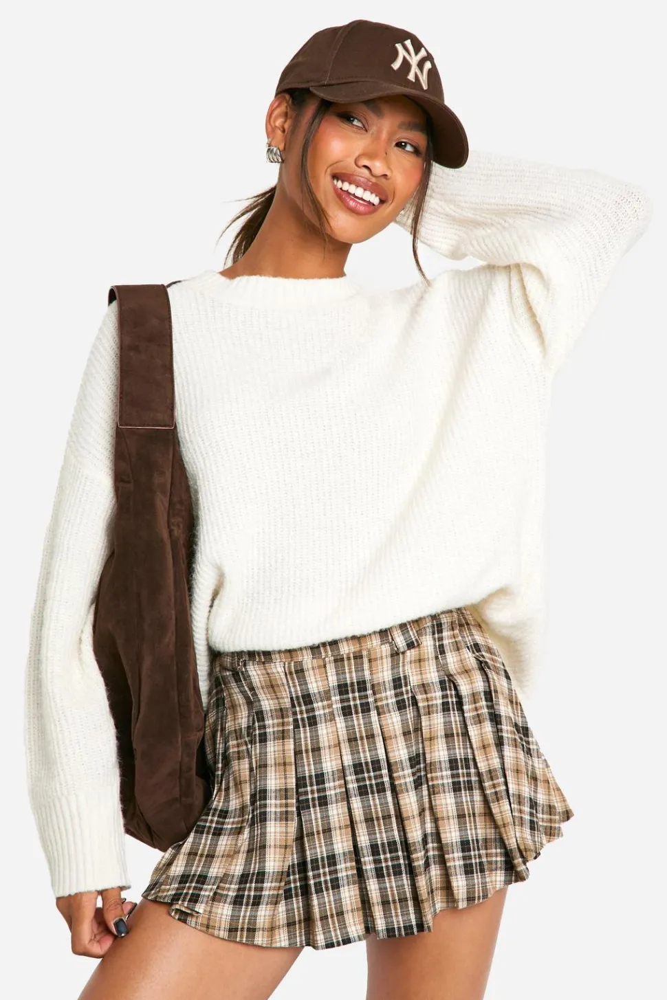 Check Pleat Mini Skirt | Nasty Gal