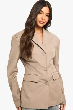Cinched Waist Tailored Blazer | Nasty Gal