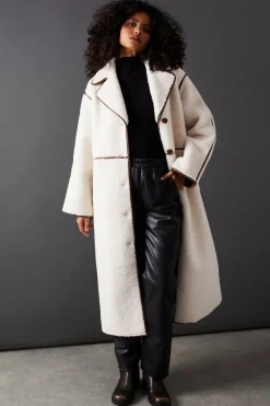 Contrast Bonded Coat