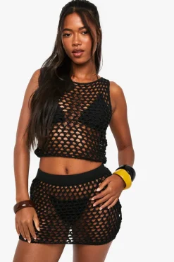 Crochet Beach Mini Skirt | Nasty Gal