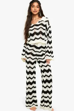 Crochet Patterned Trouser | Nasty Gal