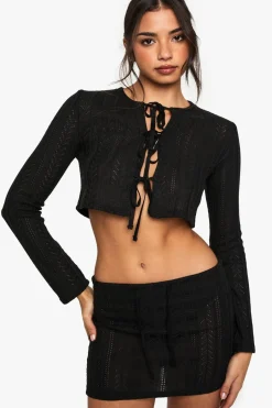 Crochet Tie Detail Top | Nasty Gal