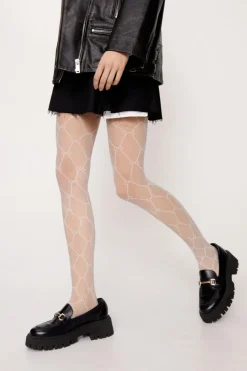 Diamond Infinity Patterned Pantyhose | Nasty Gal