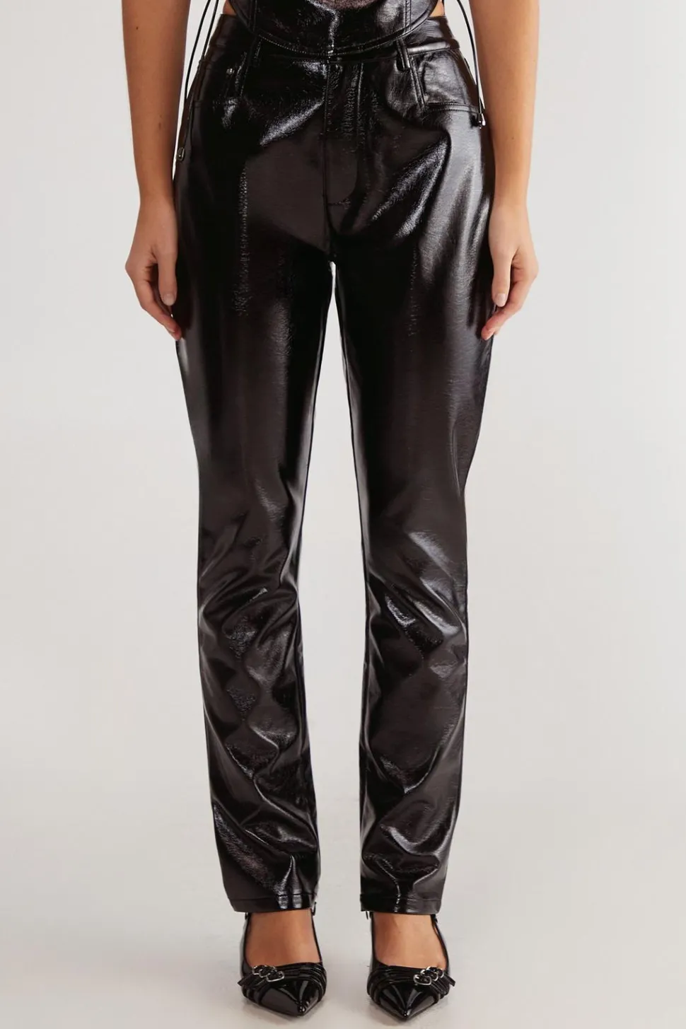 Distressed Vinyl Pants | Nasty Gal