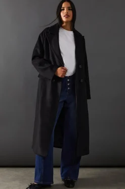 Double Breasted Wool Blend Maxi Coat | Nasty Gal