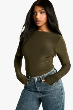 Double Layer Slinky Long Sleeve Top | Nasty Gal