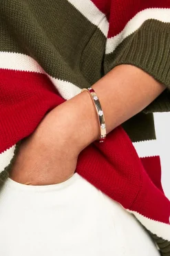 Embellished Flower Detail Bangle | Nasty Gal