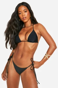 Essentials Tie Side Bikini Brief | Nasty Gal