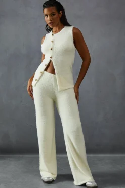 Eyelash Knit High Waisted Lounge Trouser | Nasty Gal