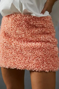 FloralAppliqueLow Waist Mini Skirt | Nasty Gal