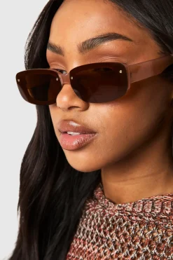 Frameless Rectangle Sunglasses | Nasty Gal