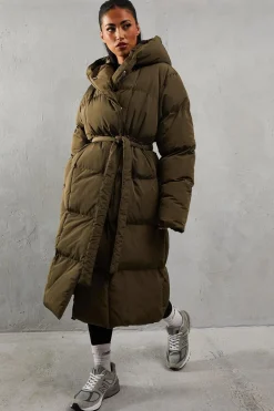 Hooded Longline Padded Coat | Nasty Gal