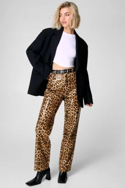 Leopard Straight Leg Pant | Nasty Gal