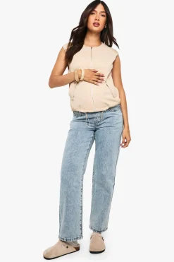 Maternity Over The Bump Boyfriend Jeans | Nasty Gal