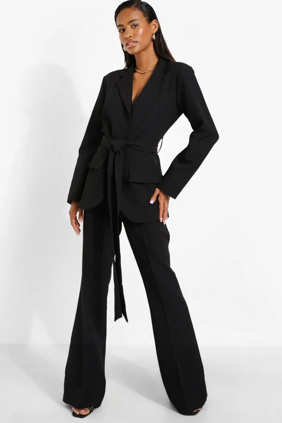 Obi Tie Waist Tailored Blazer | Nasty Gal