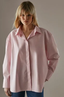 Oversized Button Back Shirt | Nasty Gal