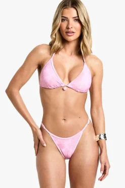 Paisley Print Triangle Bikini Top & Tanga Bikini Bottoms Set | Nasty Gal