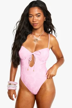 Paisley Print Underwired Swimsuit | Nasty Gal