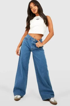 Petite Basics Wide Leg Jean | Nasty Gal