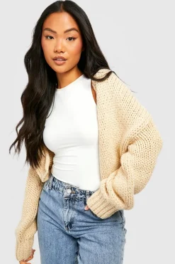 Petite Premium Chunky Knit Cardigan | Nasty Gal