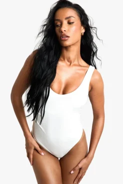 Petite Swimwear Essentials Ruched Swimsuit | Nasty Gal