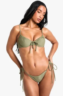 Petite Swimwear Essentials Tie Side Brief | Nasty Gal