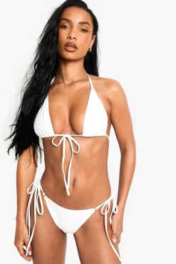 Petite Swimwear Essentials Tie Side Brief | Nasty Gal