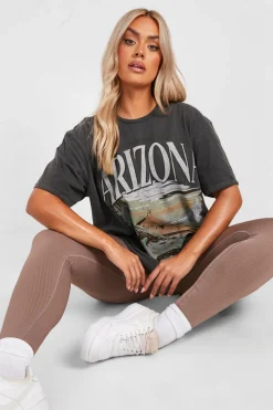 Plus Arizona Washed Oversized T-shirt | Nasty Gal