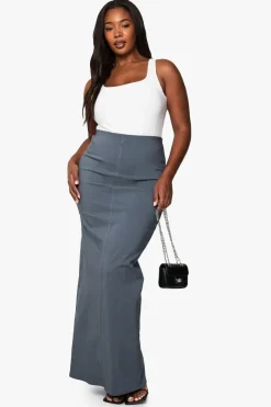 Plus Bengaline Column Maxi Skirt | Nasty Gal