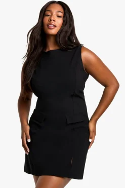 plus bengaline mini shift dress | Nasty Gal