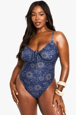 PLUS CELESTIAL UNDERWIRE SWIMSUIT | Nasty Gal