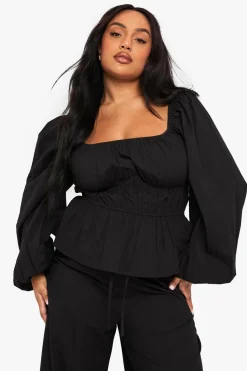 Plus Cotton Off The Shoulder Top | Nasty Gal