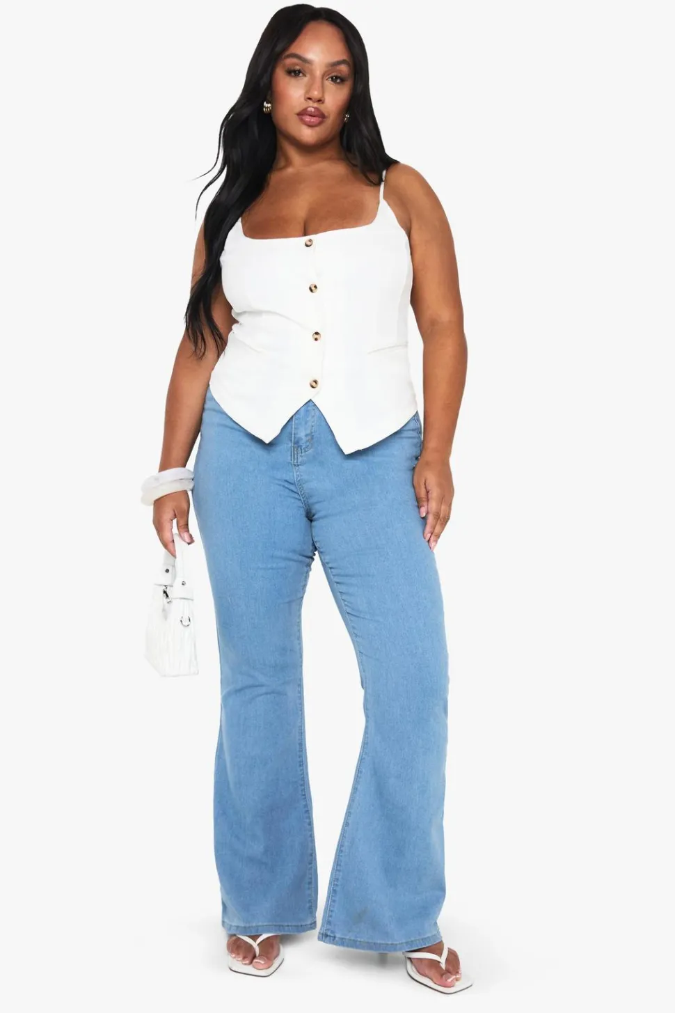 Plus Denim Flared Jeans | Nasty Gal