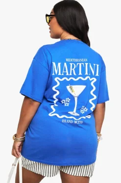 PLUS MARTINI OVERSIZED T-SHIRT | Nasty Gal