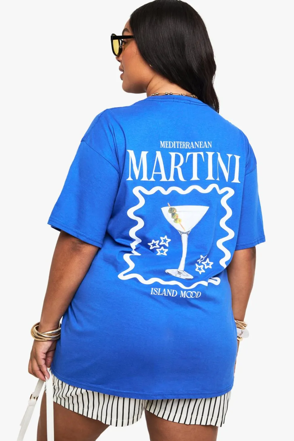 PLUS MARTINI OVERSIZED T-SHIRT | Nasty Gal