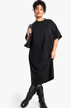 plus oversized midi t-shirt dress | Nasty Gal